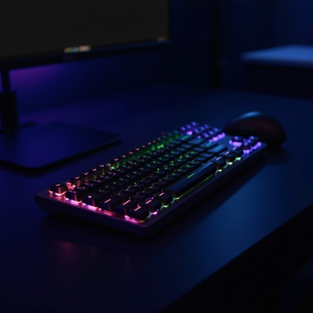 jak změnit barvu na klávesnici Logitech