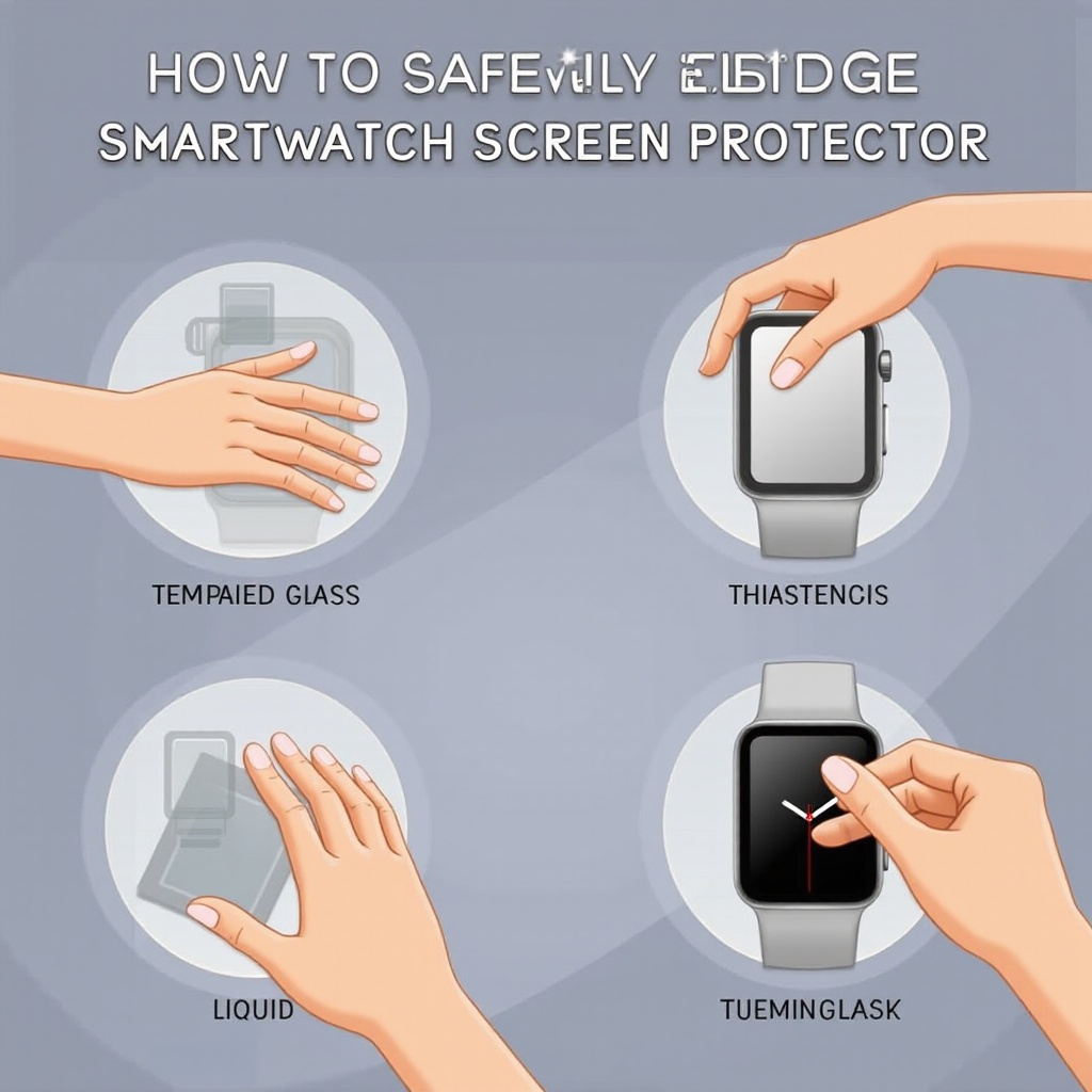 كيفية إزالة واقي شاشة الساعة الذكية