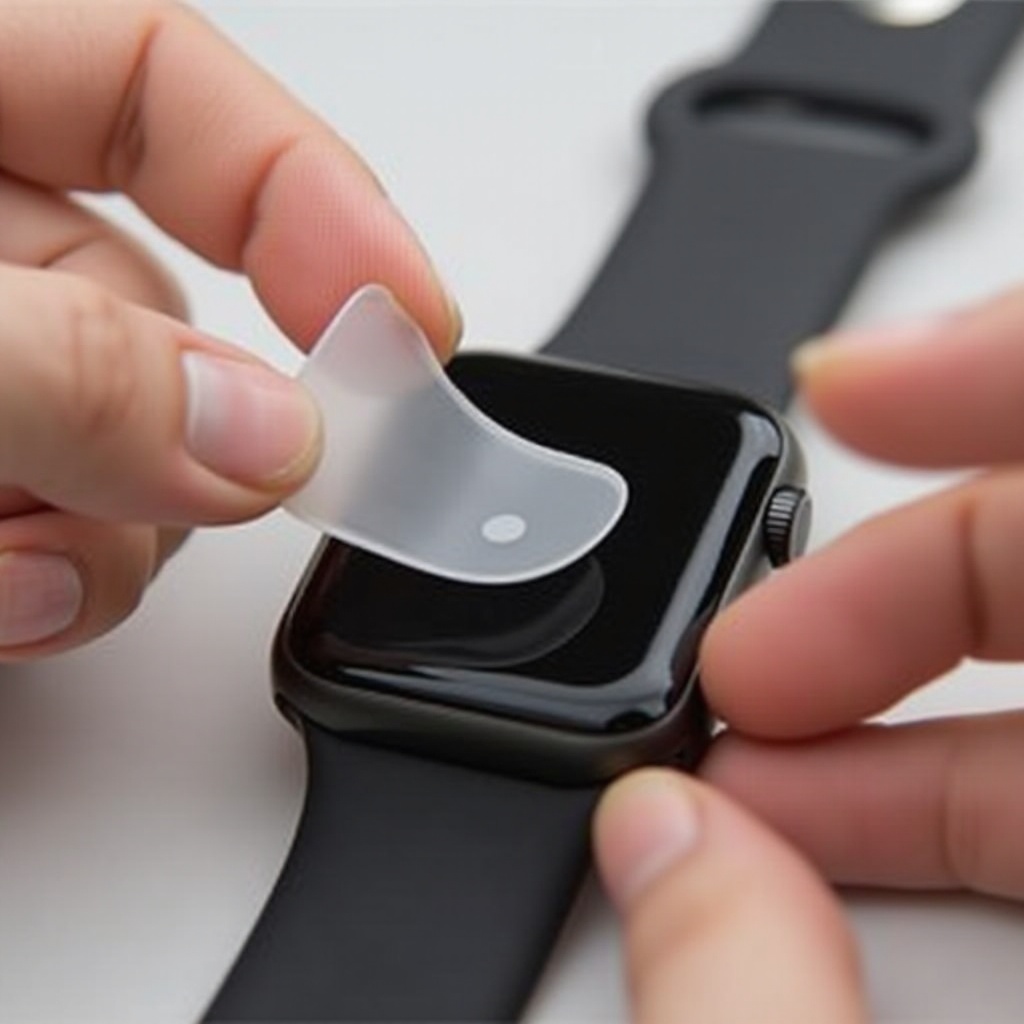 paano alisin ang screen protector ng smartwatch