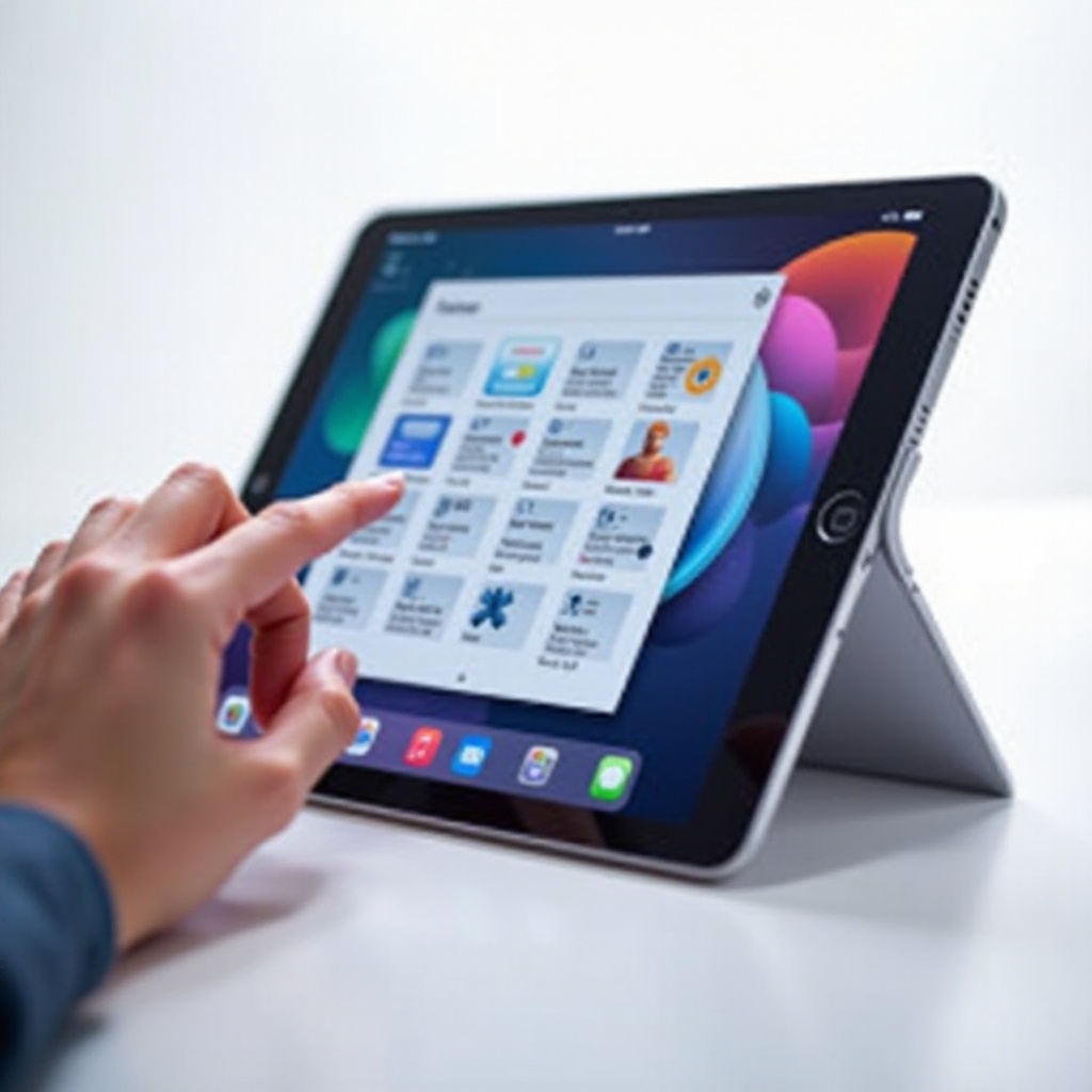 pantalla completa del iPad