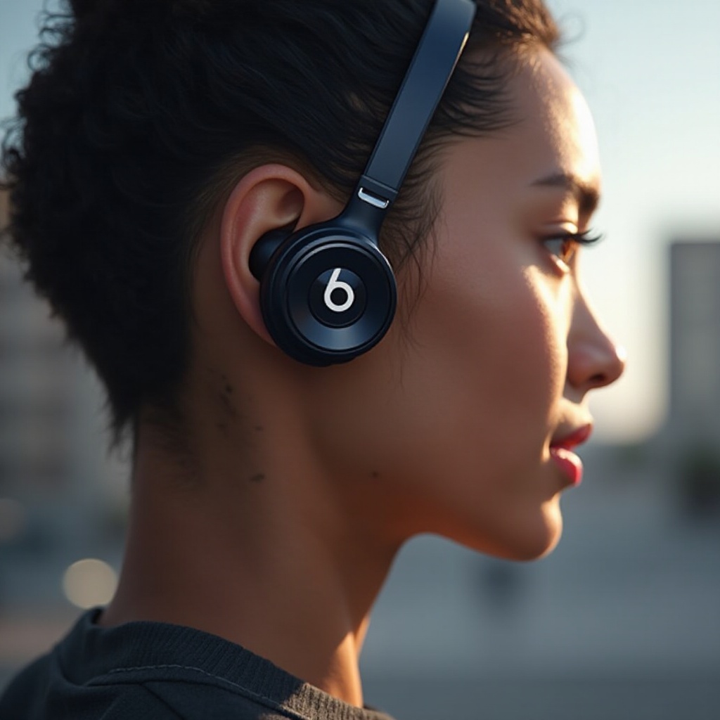 modo de transparencia de los Beats Studio Buds