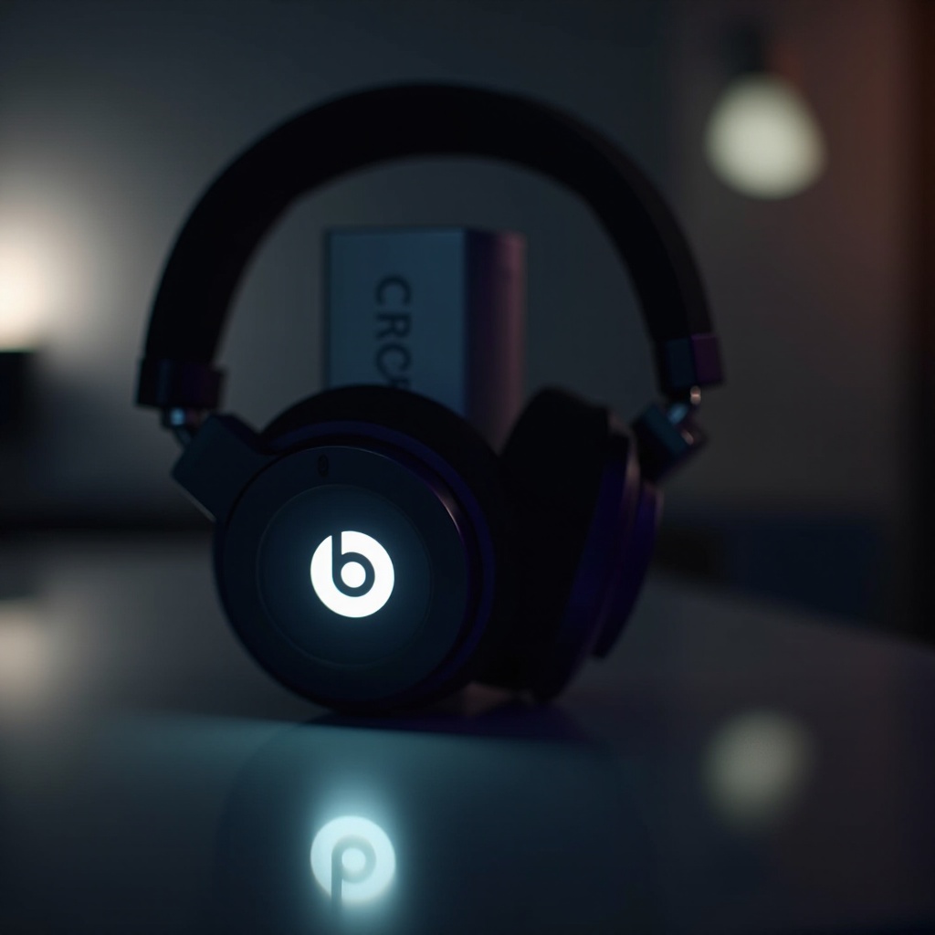 ماذا يعني عندما يومض Beats باللون الأبيض؟