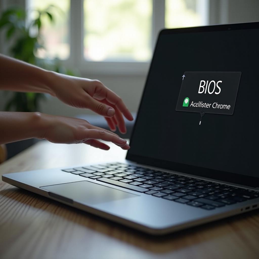 cómo iniciar en BIOS en Chromebook
