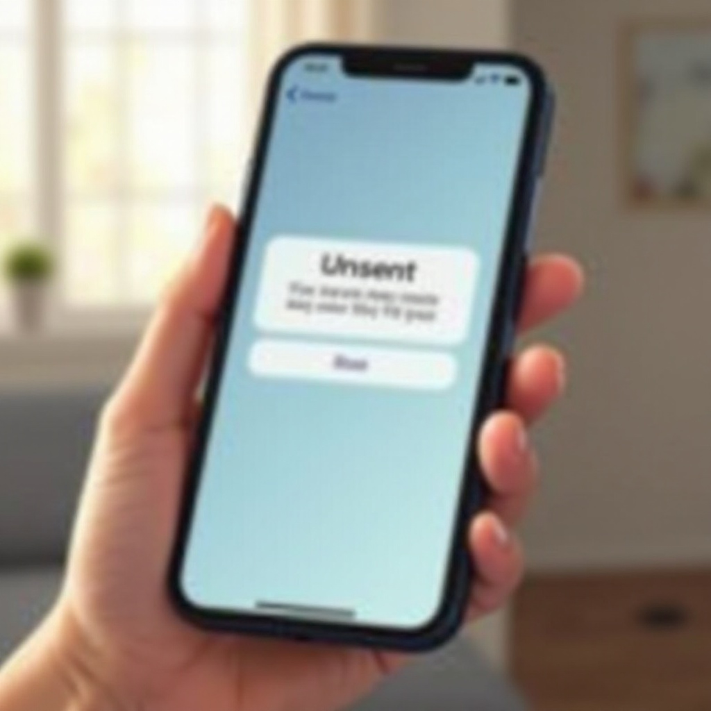 mensaje de iphone no enviado