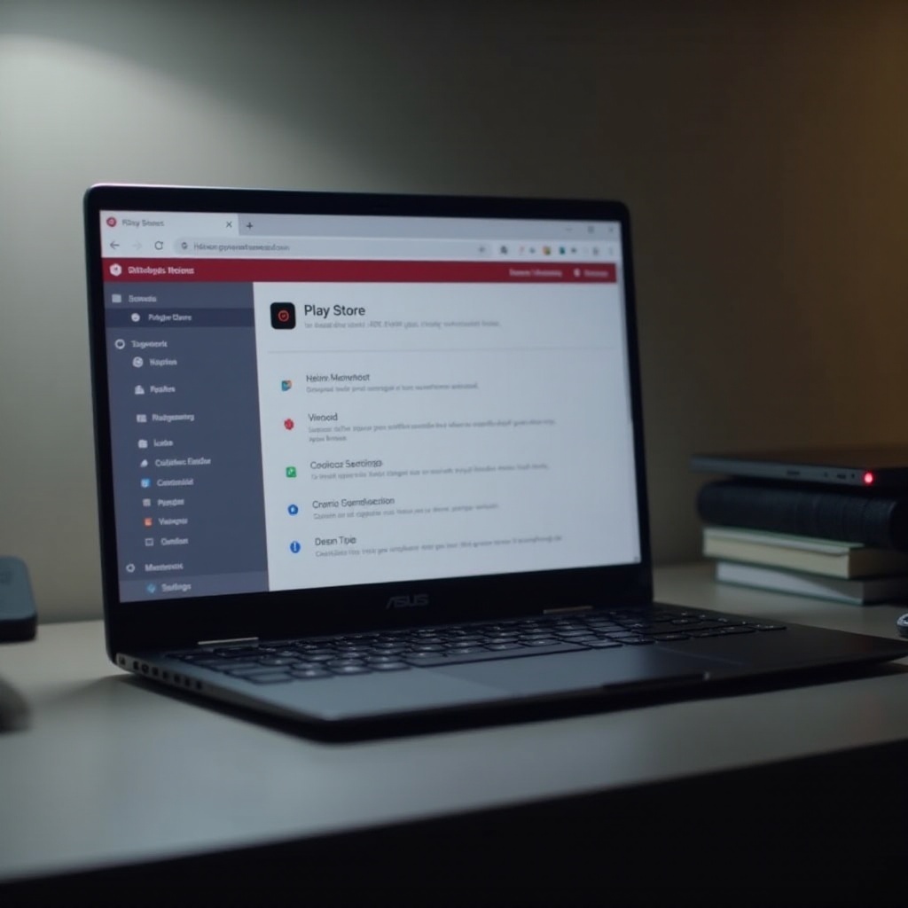 kung paano ibalik ang Play Store sa Asus Chromebook